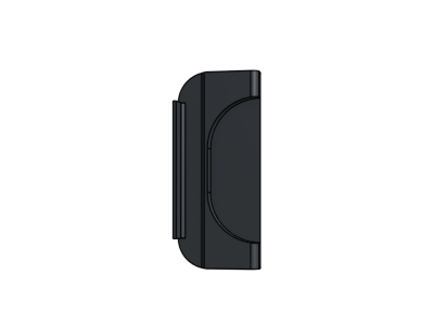 Crown Victoria spotlight delete cover - CAD render side view